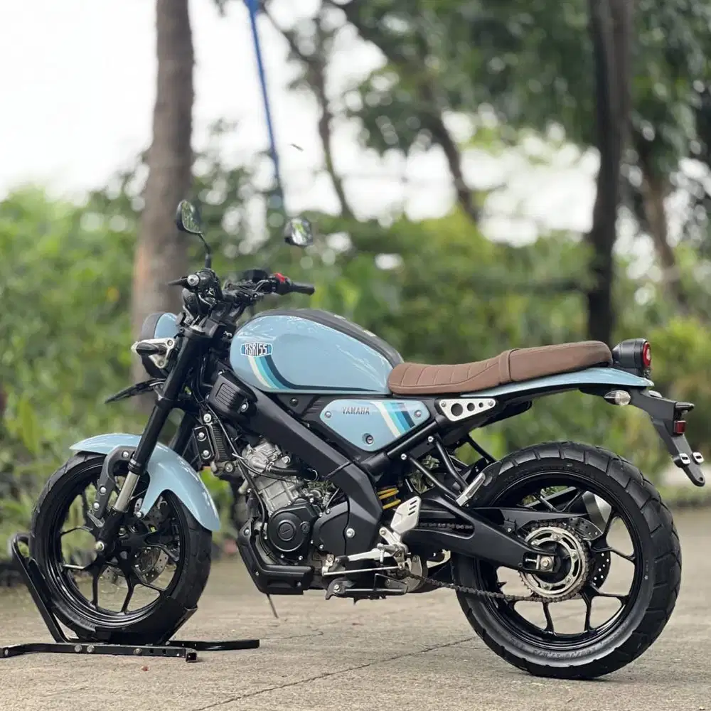 YAMAHA XSR 155 BIRU 2023 KM LOW PAJAK PANJANG GASPOL