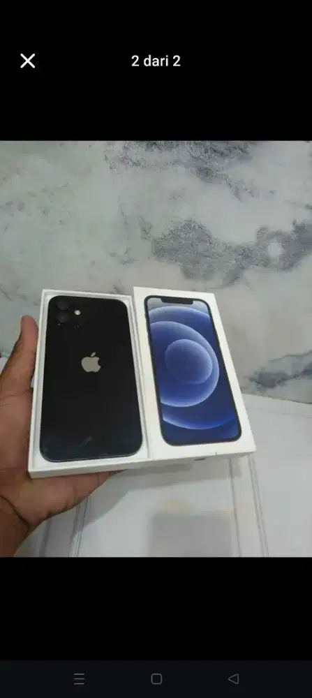 iPhone 12 128gb ibox lengkap segel normal