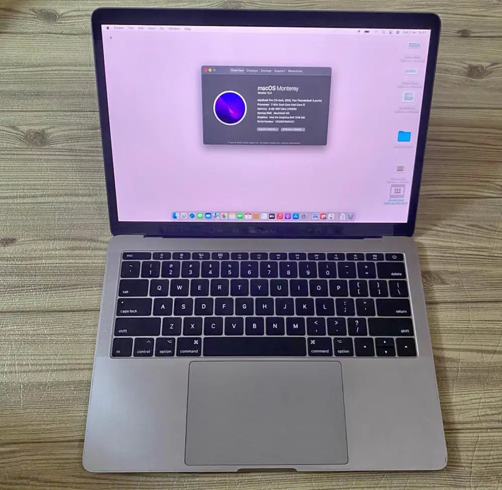 Macbook Pro 2017 RAM 8/1 TB