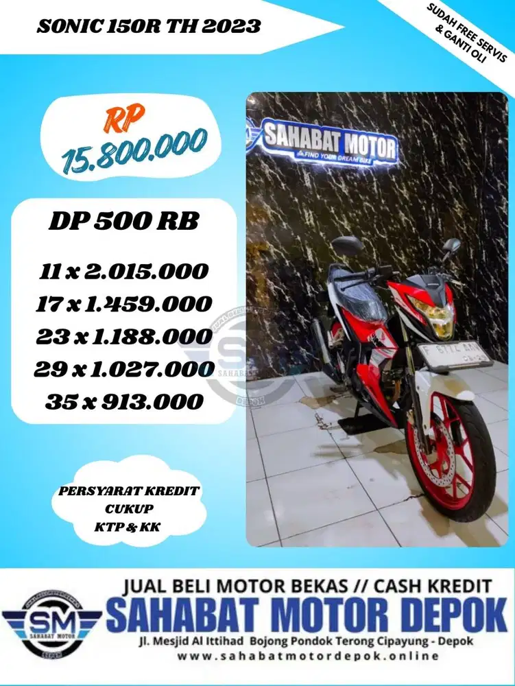 HONDA SONIC 150R TH 2023
