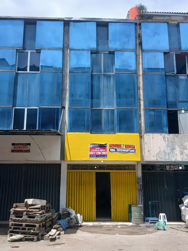 Dijual/disewakan ruko 3 lantai ukuran 4x16.
