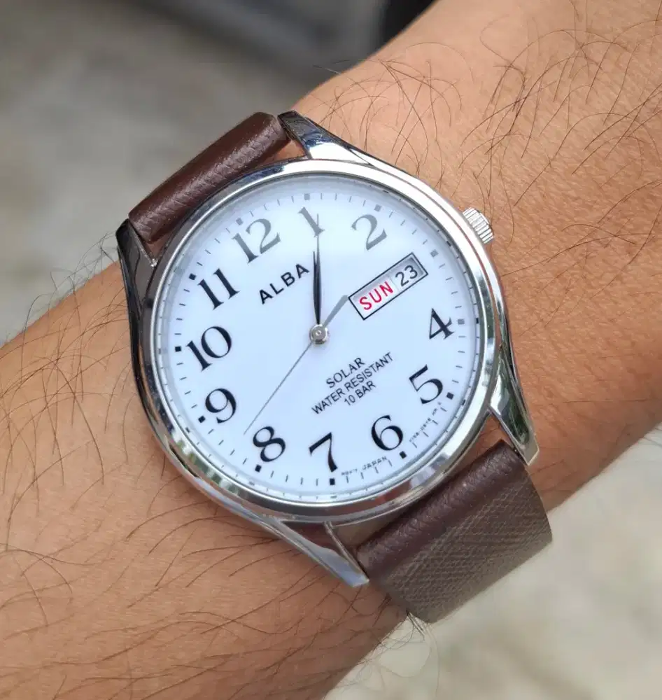 Alba solar numeric dial