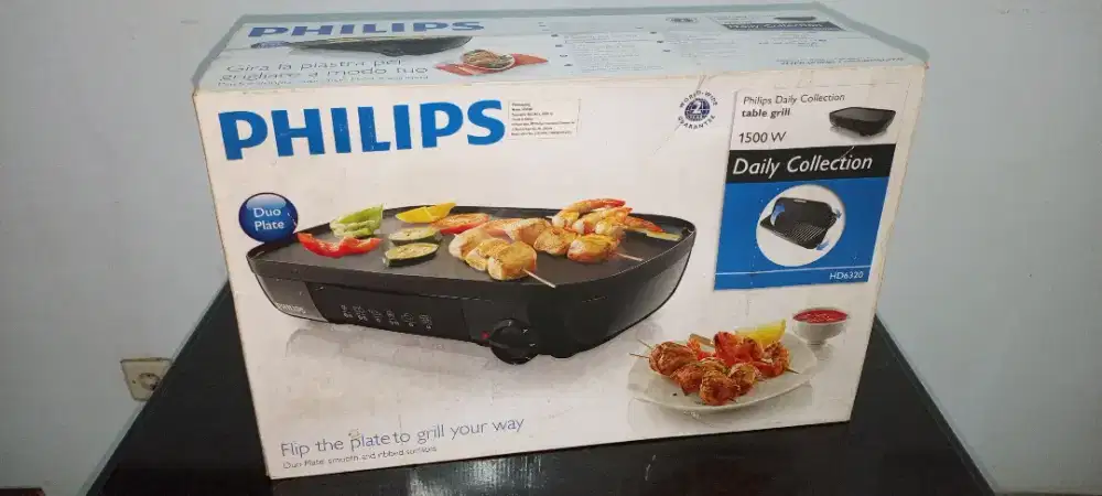 Philips daily collection table grill HD 6320