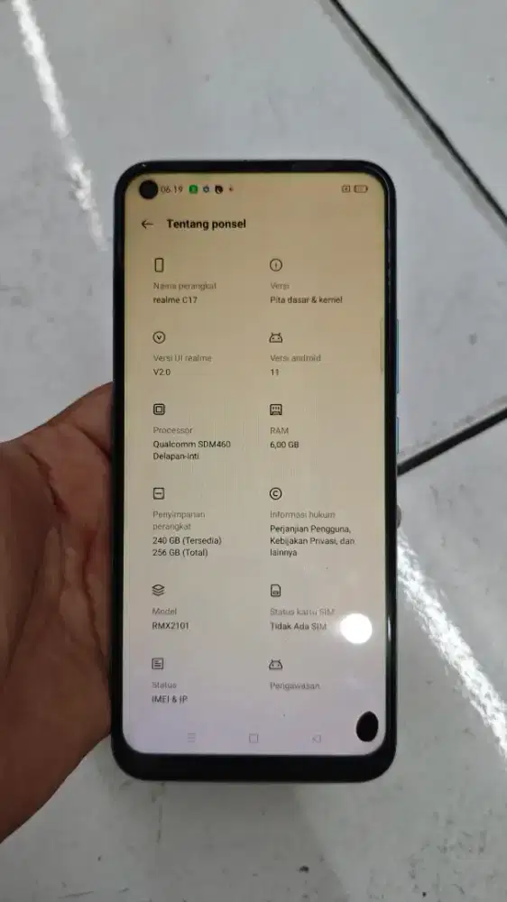 Jual cepat realme c17 6/256gb