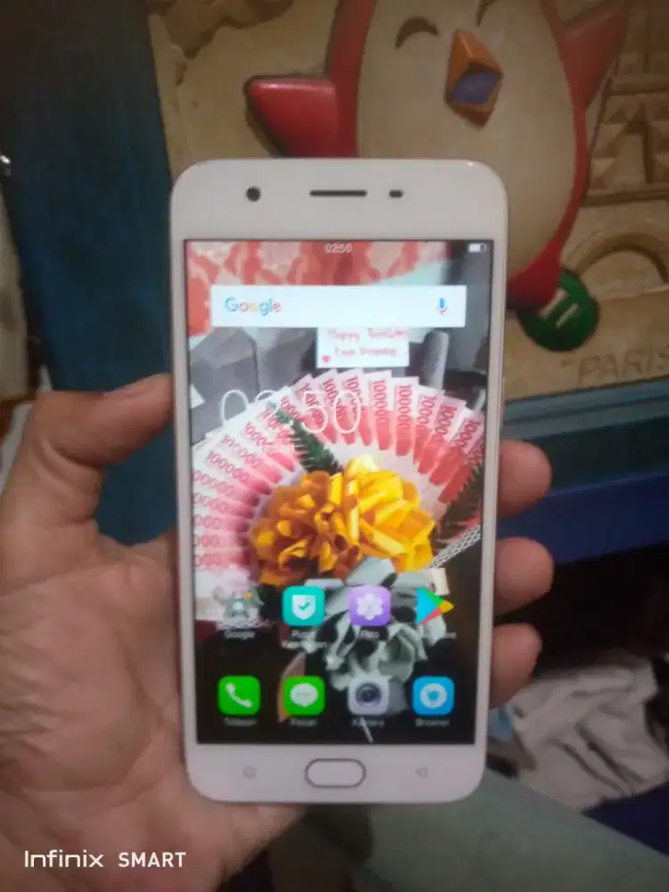Oppo A57 ram 3/32 jaringan 4g