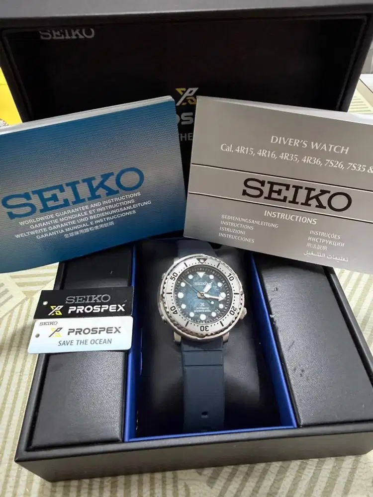 Seiko Prospex SRPH77K1 Penguin Baby Tuna Save The Ocean Special Editio