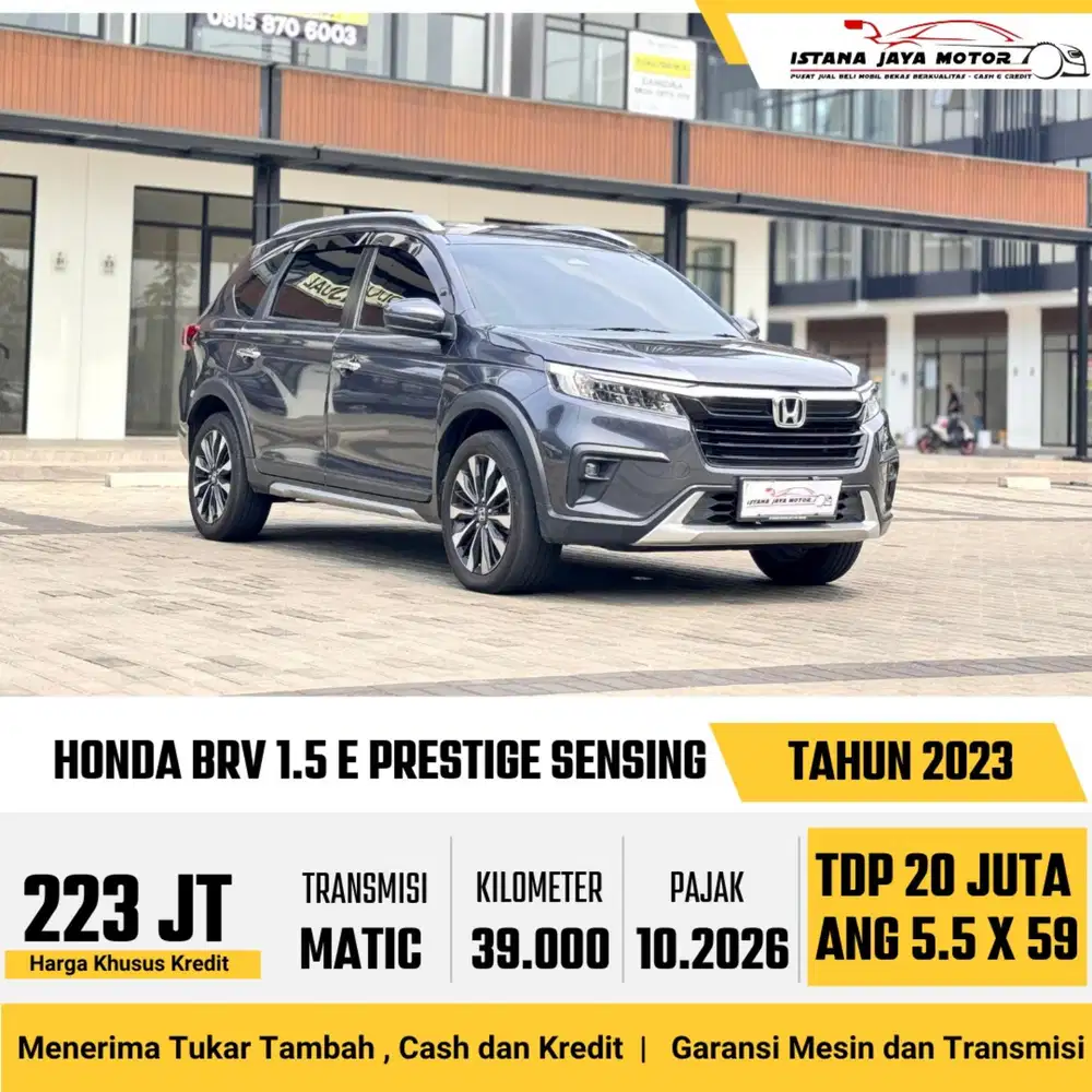 Honda BRV E Prestige Sensing AT th 2023 #istana jaya motor