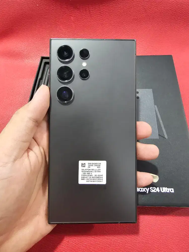Samsung s24 ultra 12/256 sein like new garansi on fulset ori