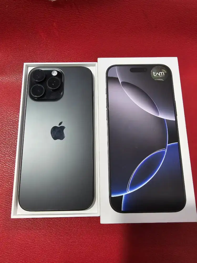 Iphone 16 promax 256gb ibox like new fulset ori garansi on