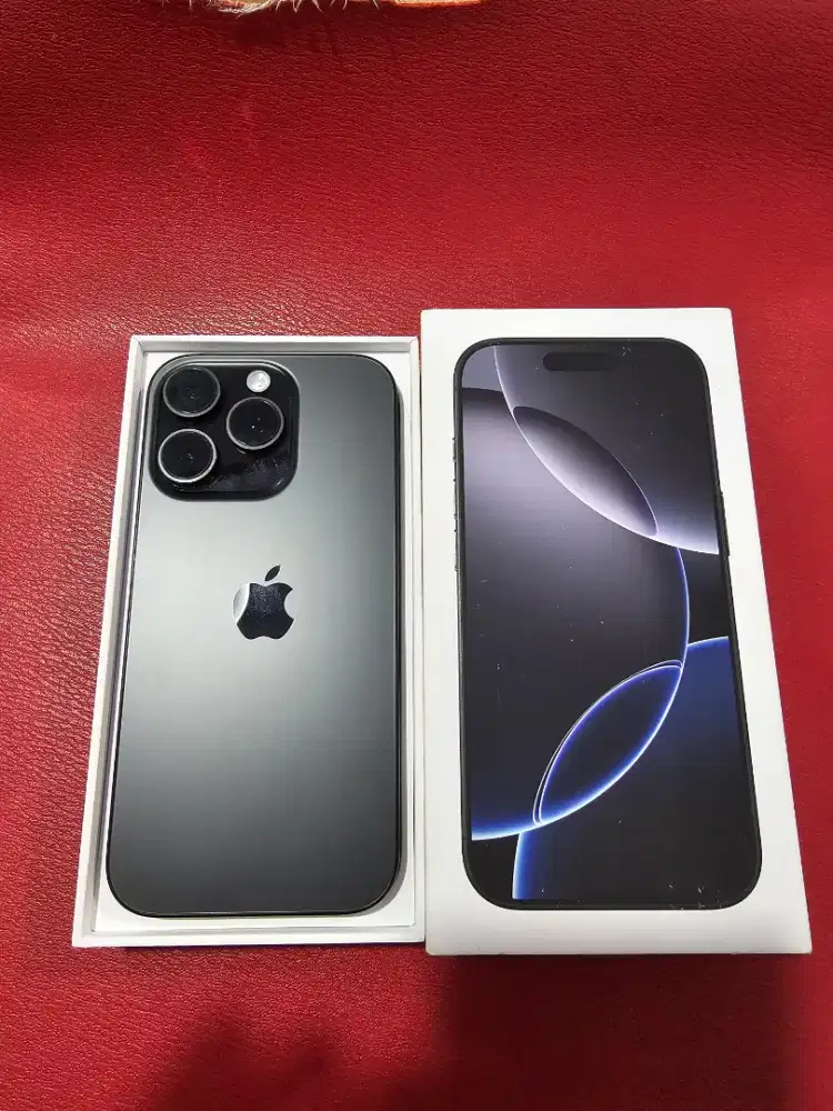 Iphone 16 pro 128gb ibox bh100 garansi on like new