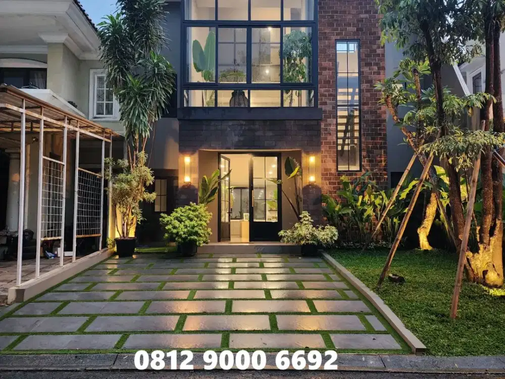 Dijual Rumah Modern Kontemporer BSD Serpong Tangerang dekat Tol Jakarta