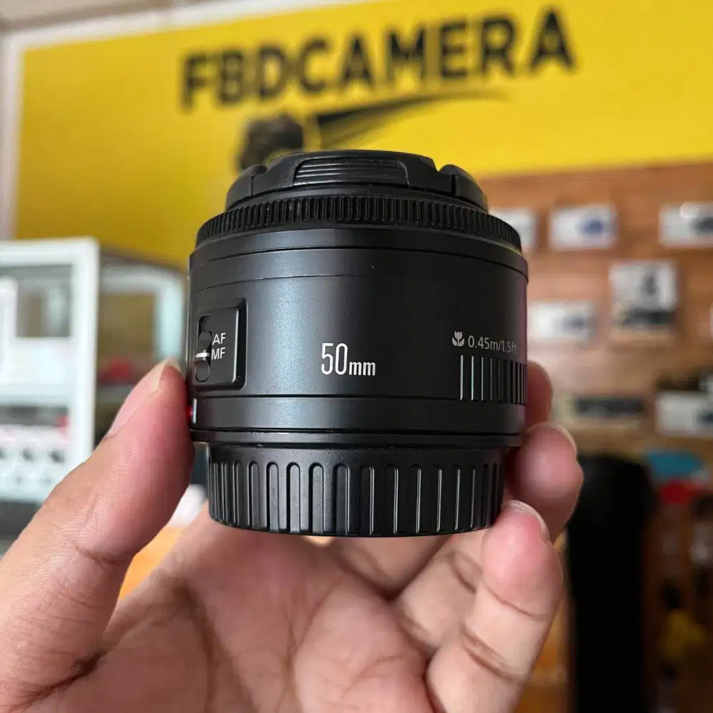 Lensa Canon Fix 50mm f1.8 II Murah