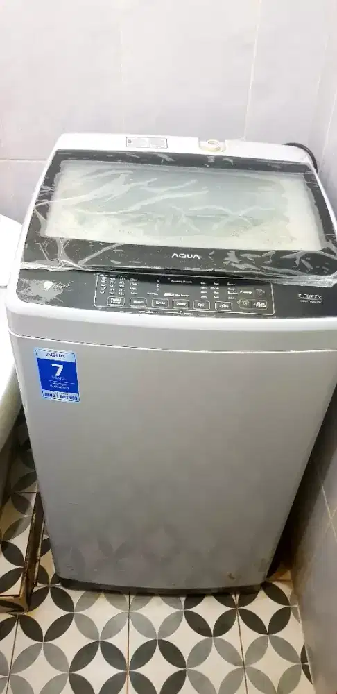 Mesin cuci 1 Tabung Otomatis Aqua Hijab