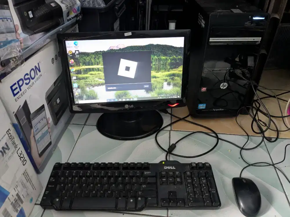 Komputer BuiltUp 1Set HP Core I5 Normalan Roblox Lancar