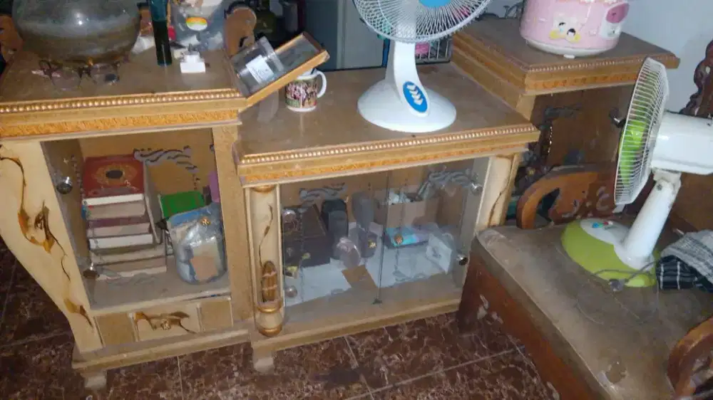 Bubet/ meja TV dan Rak piring