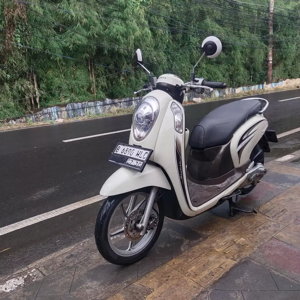 Honda Scoopy Fi 2014 Mesin Cakep Bagus lengkap