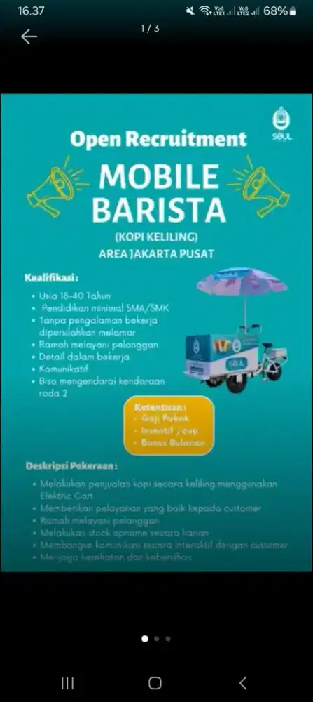 Mobile Barista Soul Coffeemate