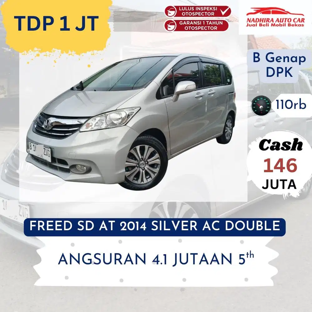 Promo Kredit DP 1 Juta Freed SD AT 2014 Silver