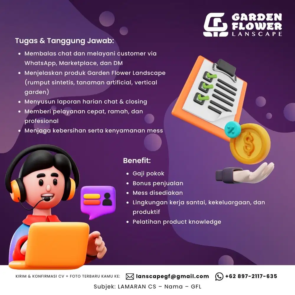 Lowongan Kerja Customer Service