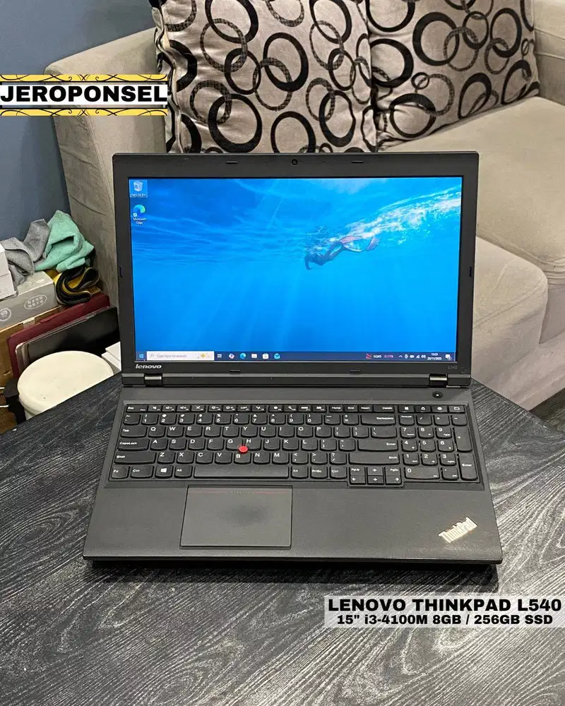 LENOVO THINKPAD L540 15 i3-4100M 8GB / 256GB SSD MULUS MURAH GARANSI