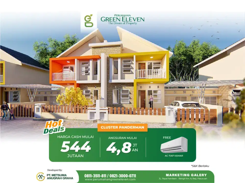 Rumah 2 Lantai Smart Home di Pasuruan Harga 500 Jutaan - UNIT SANGAT TERBATAS!