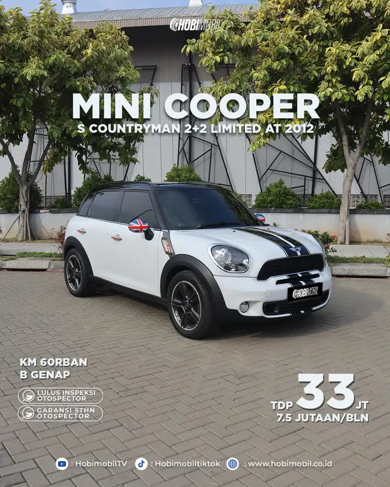 Mini Cooper s countryman at 2012 garansi mesin