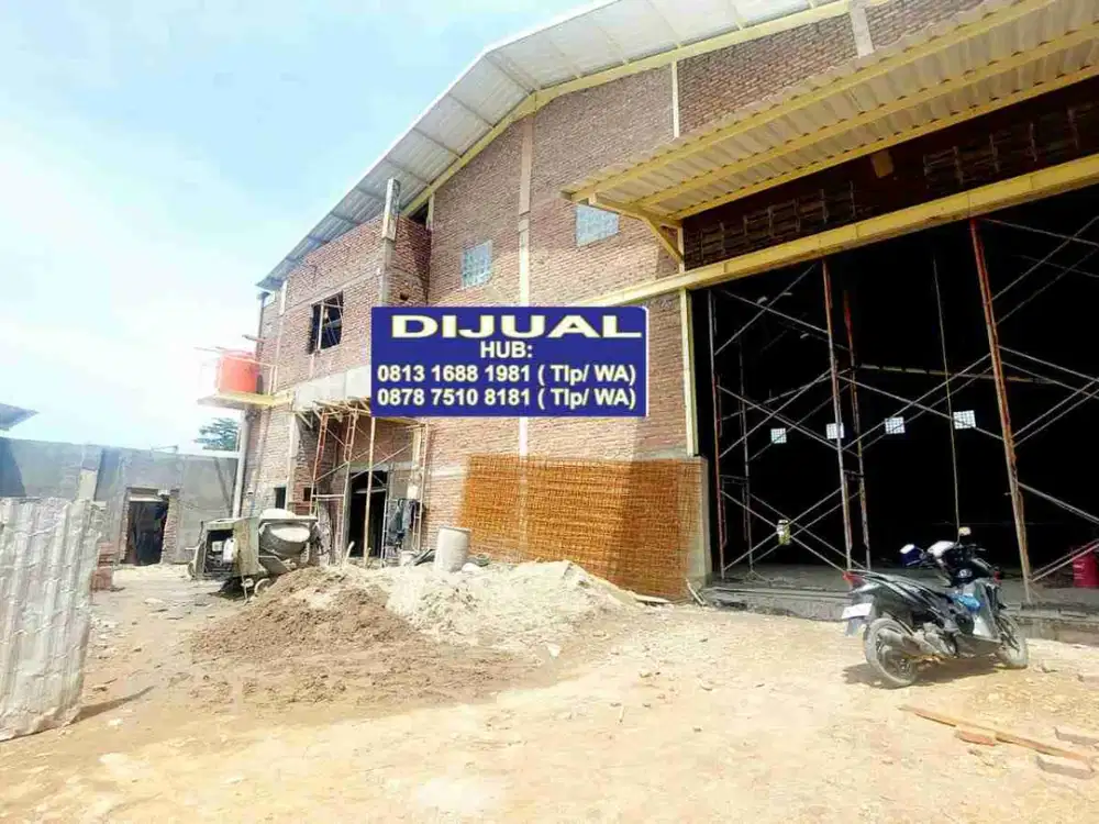 Gudang Baru Dalam Proses Pembangunan Di Pergudangan Kavling DPR Pinang Cipondoh