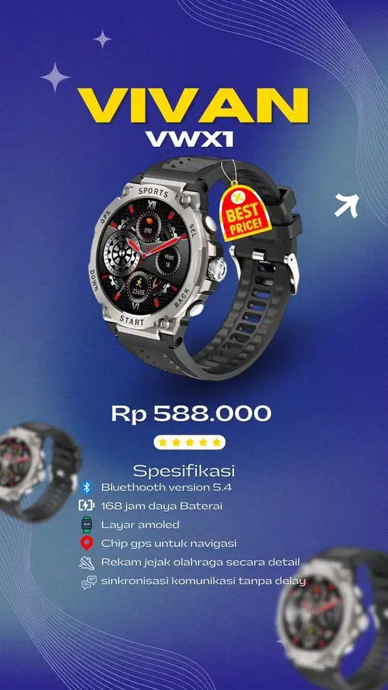 SMARTWATCH VIVAN VWX1