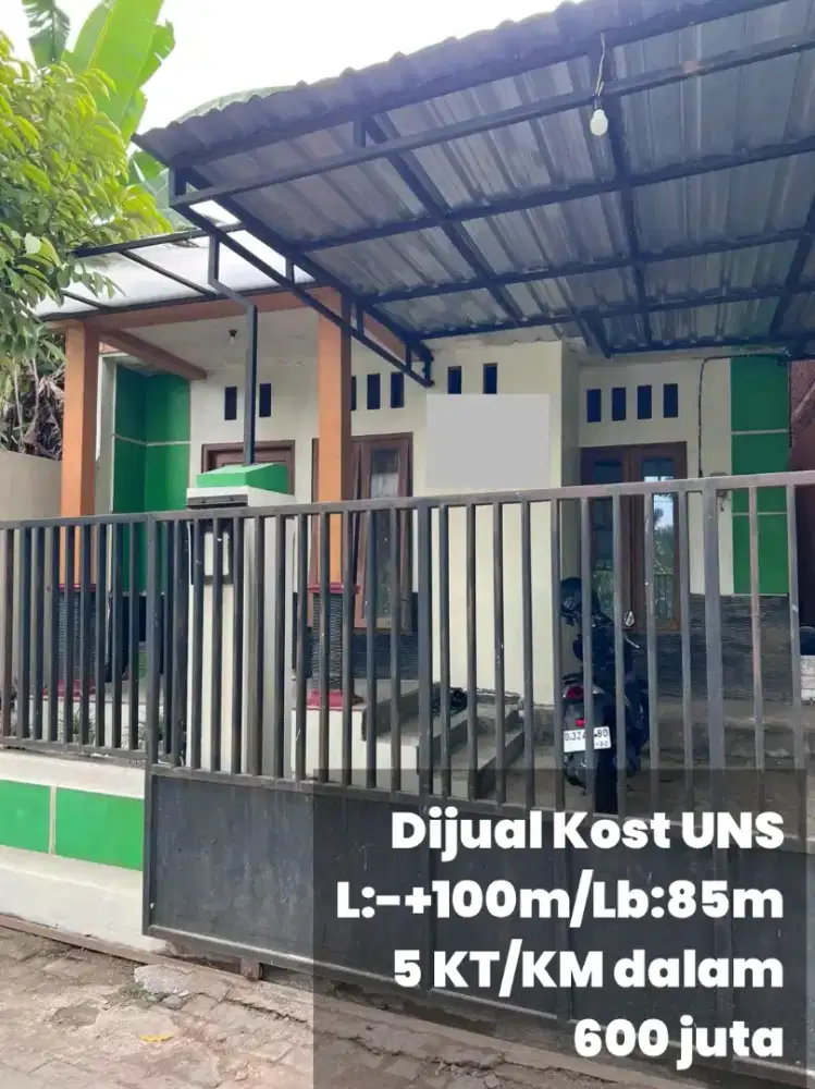 Dijual Kost UNS 5 KT