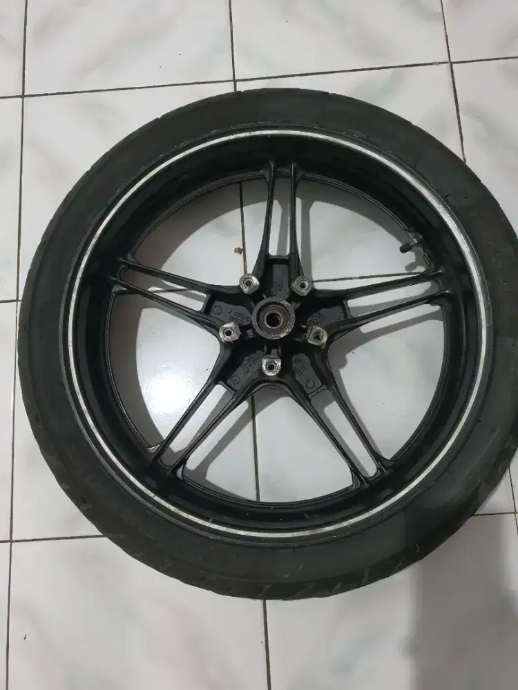 Velg Belakang Tubeless + Ban Lepasan MX King 150 120/70-17