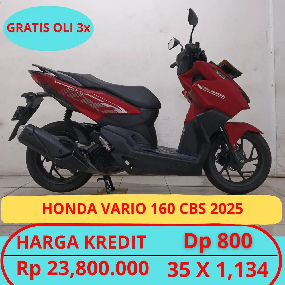 HONDA VARIO 160 CBS 2025 DP HANYA 800 RIBU GUYSSS