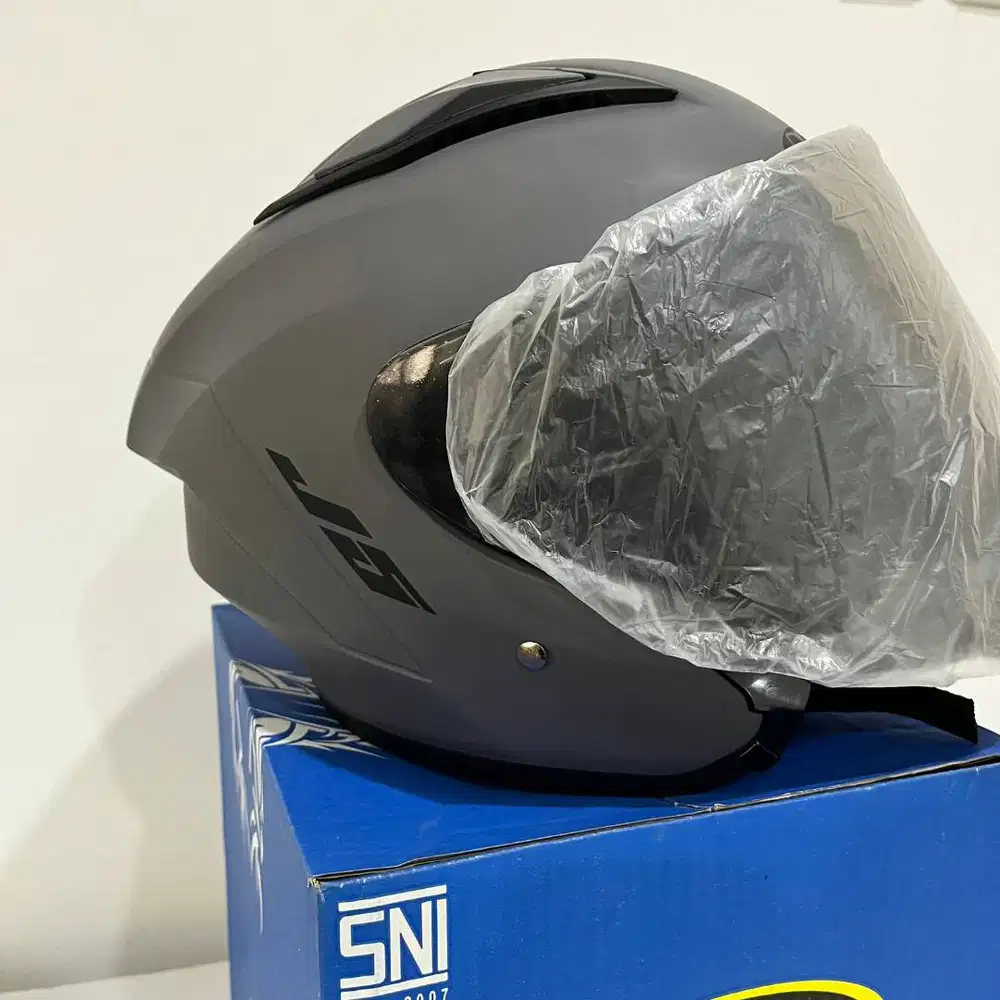 DI JUAL HELM MLA J5 SOLID/ HELM HALF FACE SNI Kualitas Premium