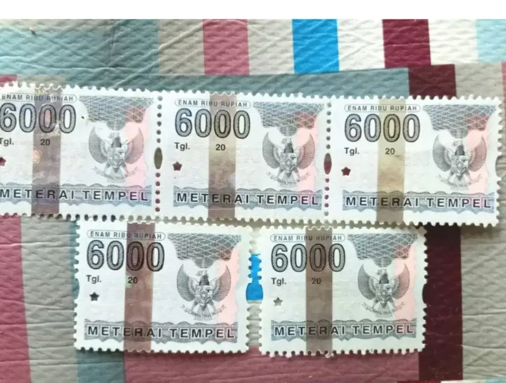 Materai tahun 2005 sd 2009