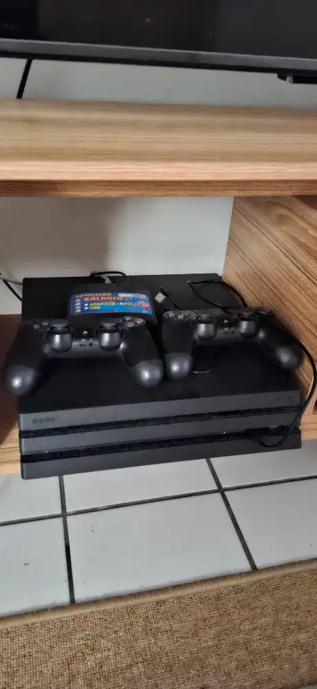 Ps 4 pro hitam siap main