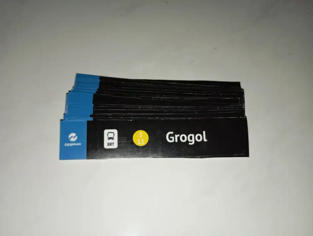 STIKER PLANG TJ HALTE BRT GROGOL - HSC 2025