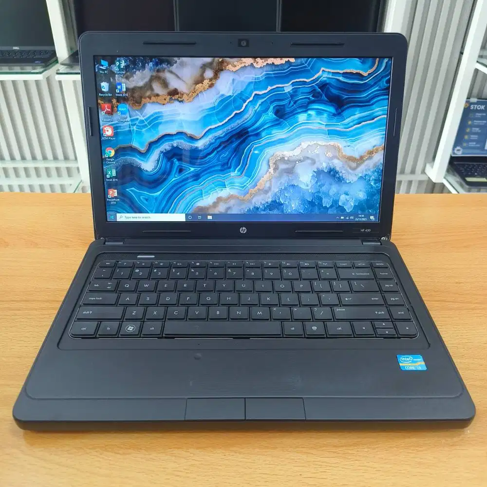 Laptop HP 430 Core i3 RAM 4GB SSD 256GB 14 Inch Siap Pakai