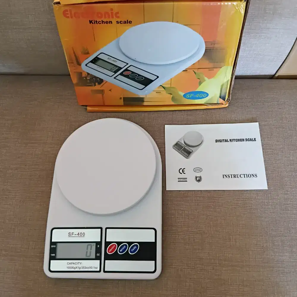 Timbangan Dapur Digital Elektrik 10kg Timbangan Kue SF400 Mini