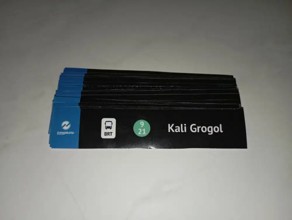 STIKER PLANG TJ HALTE BRT KALI GROGOL - HSC 2025