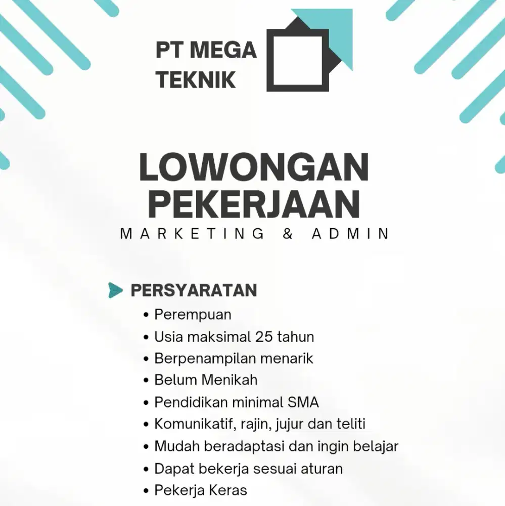 Lowongan Kerja Wanita