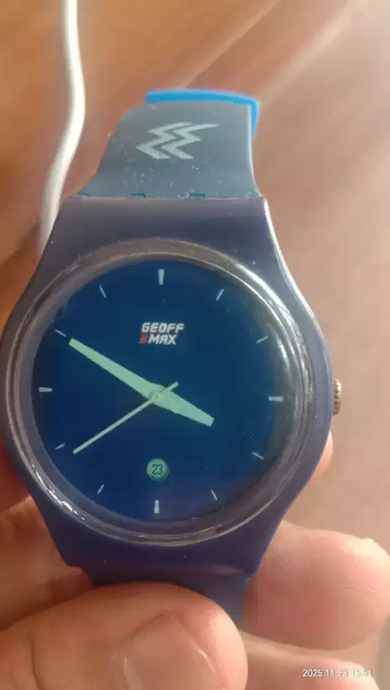 Jam tangan geoff max warna navy