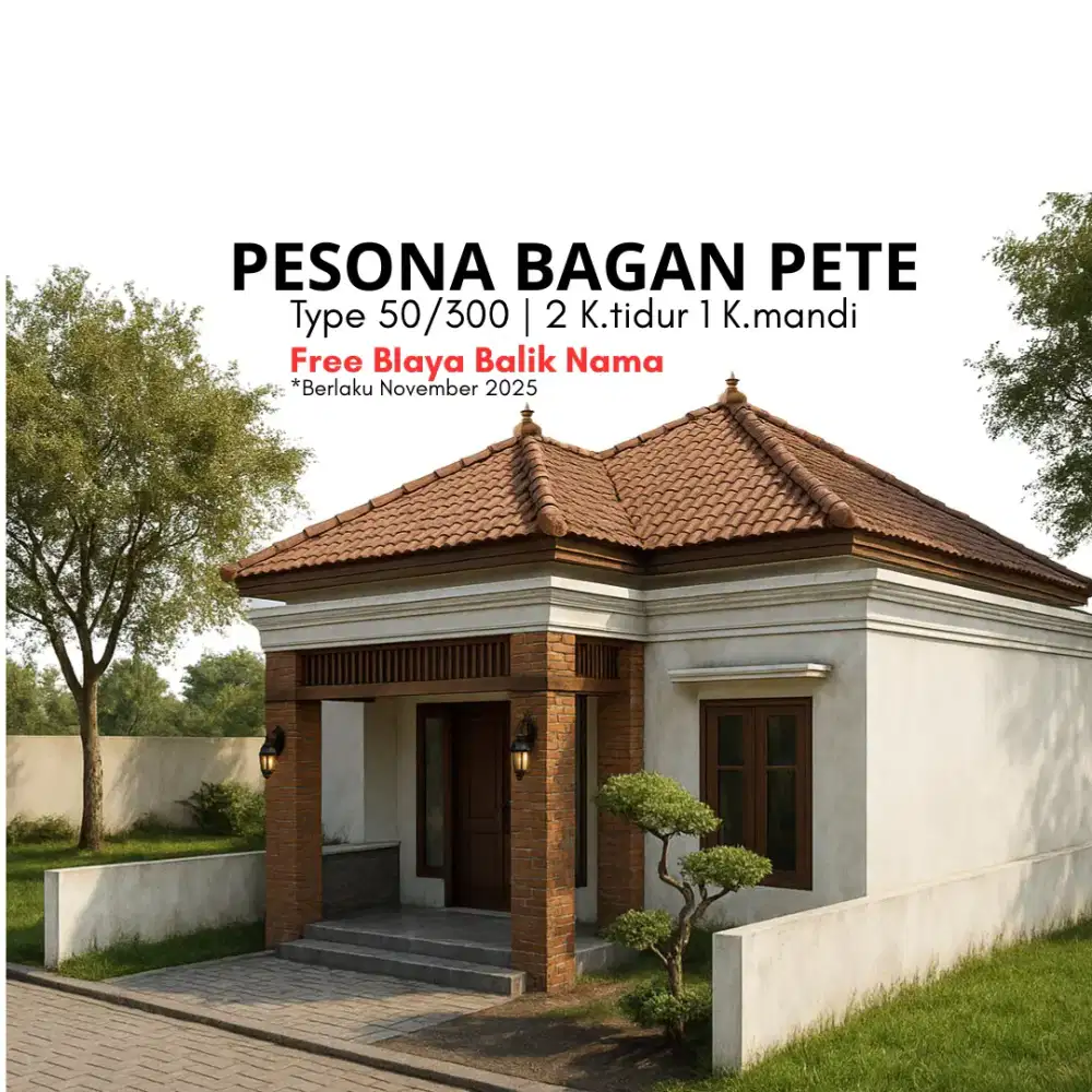 Rumah type 50 di Bagan pete Kota Jambi