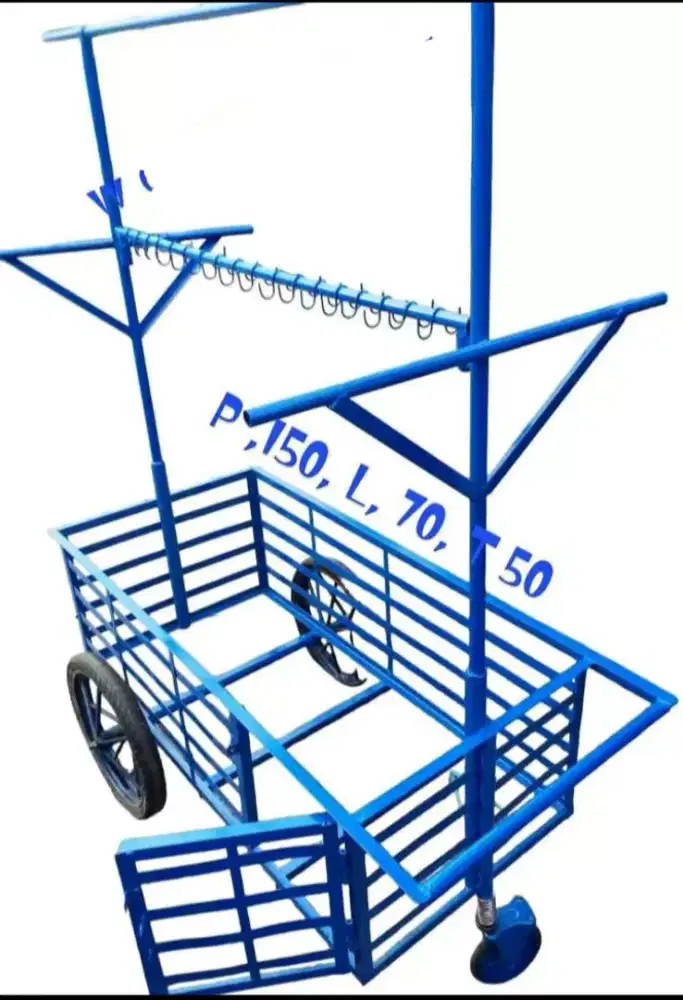 Roda gerobak ayam potong