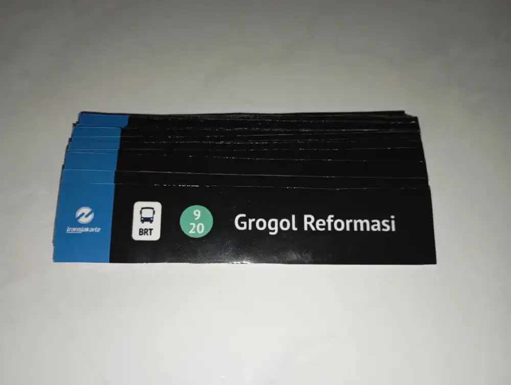 STIKER PLANG TJ HALTE BRT GROGOL REFORMASI - HSC 2025