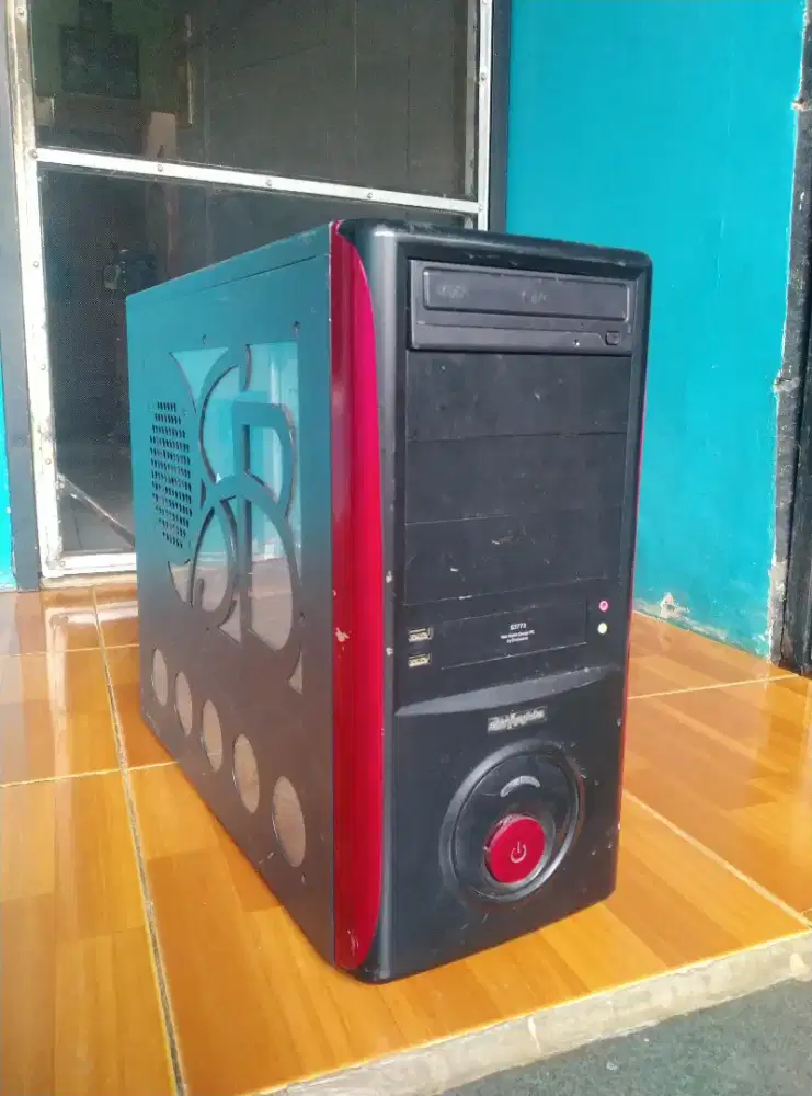 Casing Simbadda Gede Atx transparan fan banyak murah aja