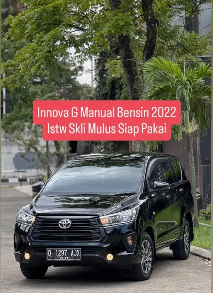 innova Reborn G manual bensin 2022 pk an 2023 bensin murah