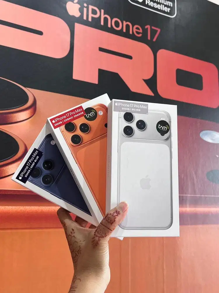 NEW IPHONE 17PROMAX GARANSI RESMI TAM