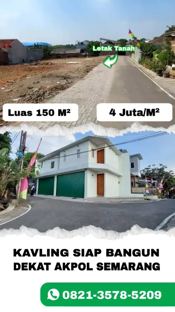 Best Investasi Kavling Siap Bangun Dekat AKPOL Semarang