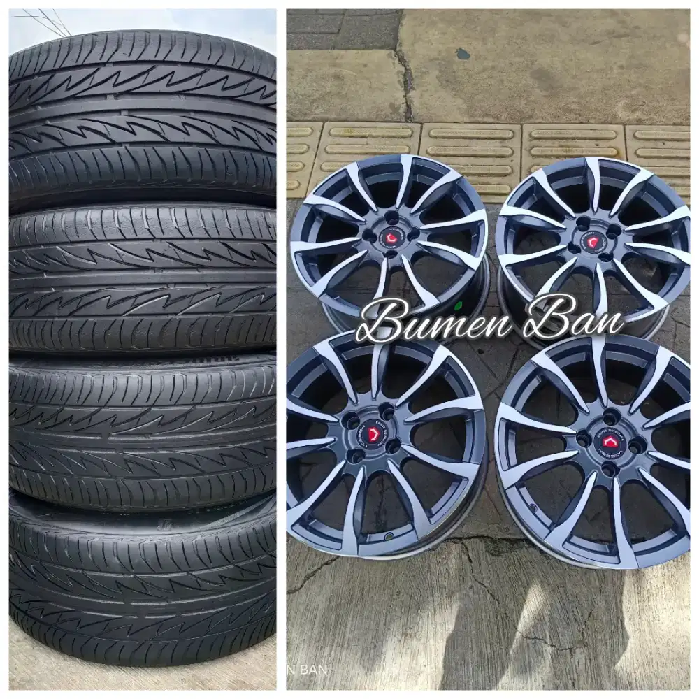 Velg Racing R16 x 7J ET42 Pcd 4x100 Plus Ban, Jazz Brio Calya Sigra dl