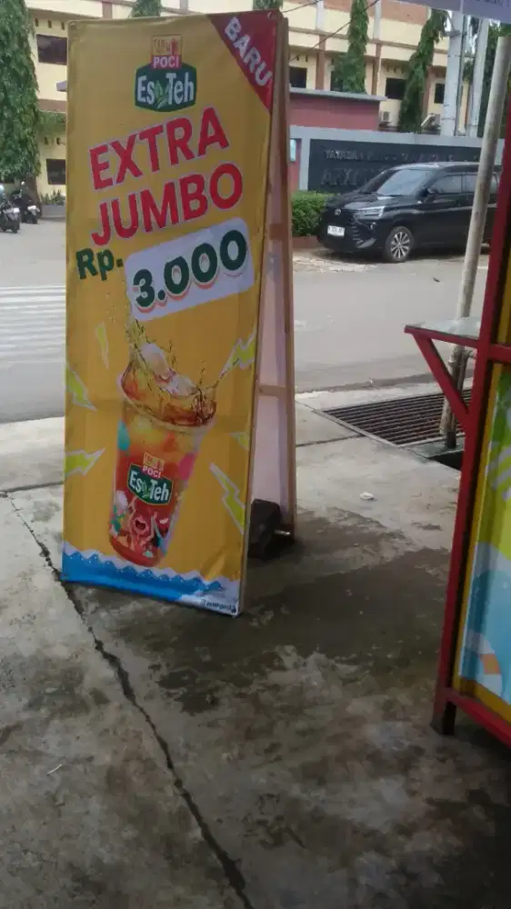 Di jual gerobak teh poci dan perlengkapannya dan over lapak