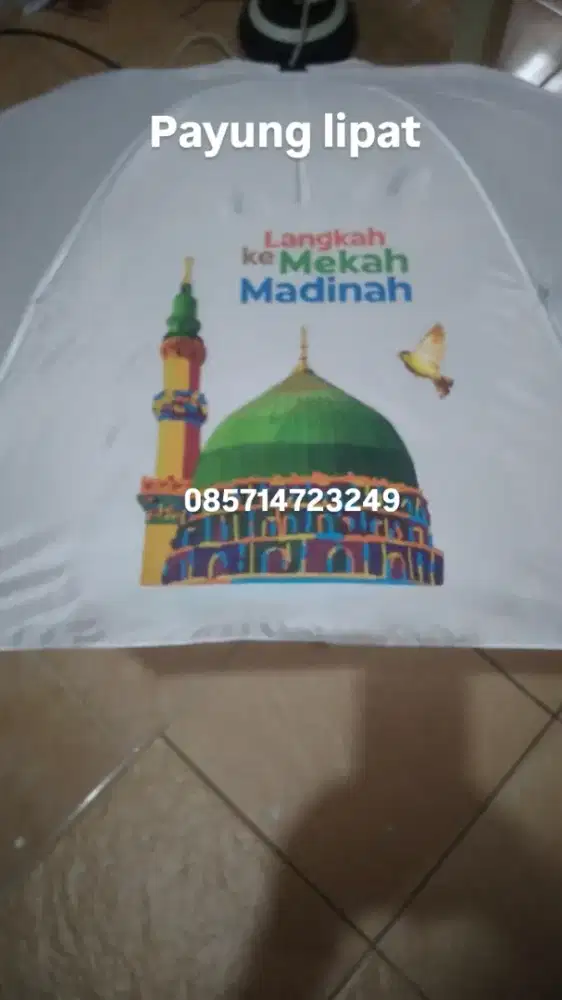 Payung promosi sablon payung lipat payung golf custom
